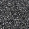 Nahaufnahme von grauem und weißem Steinteppich mit 2-4 mm Körnung