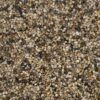Nahaufnahme eines bunten Steinteppichs mit 4-7 mm Marmorkies in verschiedenen Beige- und Brauntönen